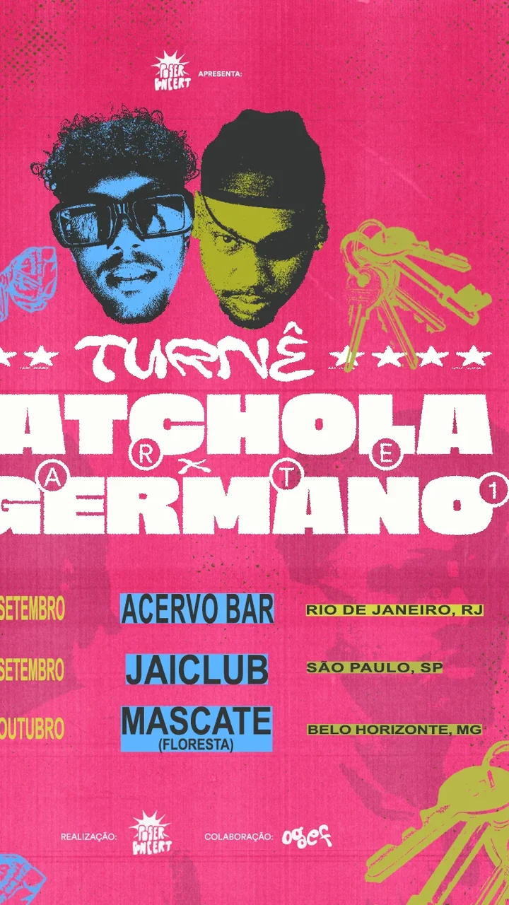 “Zero Bala” encontra “Virada de Chave”: Matchola e OGermano anunciam turnê conjunta