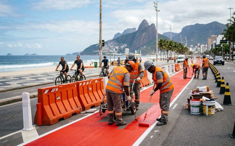 Obras de novas ciclovias na cidade do Rio começam neste domingo; veja os trajetos previstos