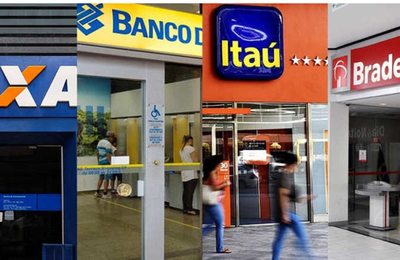 Agências bancárias funcionam para o público até quinta-feira
