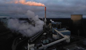 Usina termoelétrica no RS. Fonte: Internet