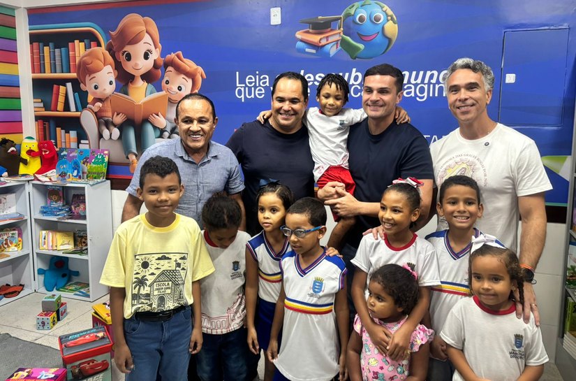Rafael Brito participa de inauguração do novo prédio da Escola Joaquim Gama Filho em Marechal Deodoro