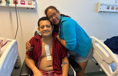 Cirurgia de revascularização realizada no Hospital do Coração Alagoano salva jovem de 39 anos após infarto grave