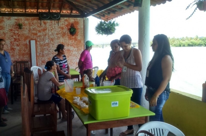 Oficina de Sabão ecológico é realizada na Massagueira