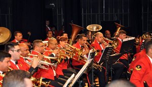 Banda Sinfônica do Corpo de Fuzileiros Navais realiza apresentação em Aracaju