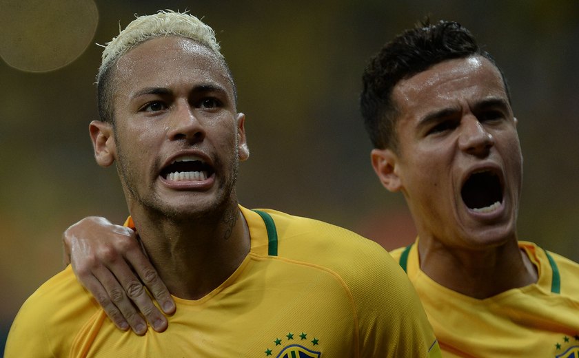 Coutinho e Neymar marcam no fim, Brasil bate Costa Rica e vence a 1ª na Copa