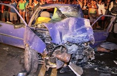 Acidente na AL-101 Norte deixa um morto e seis feridos