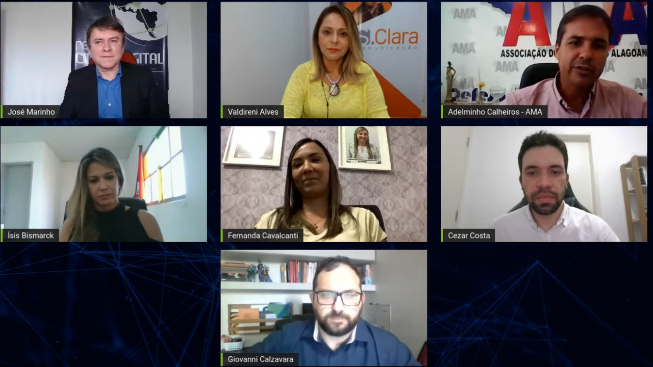 Webinar das Cidades Digitais da Região de Maceió e Leste Alagoano reúne mais de 40 Prefeituras