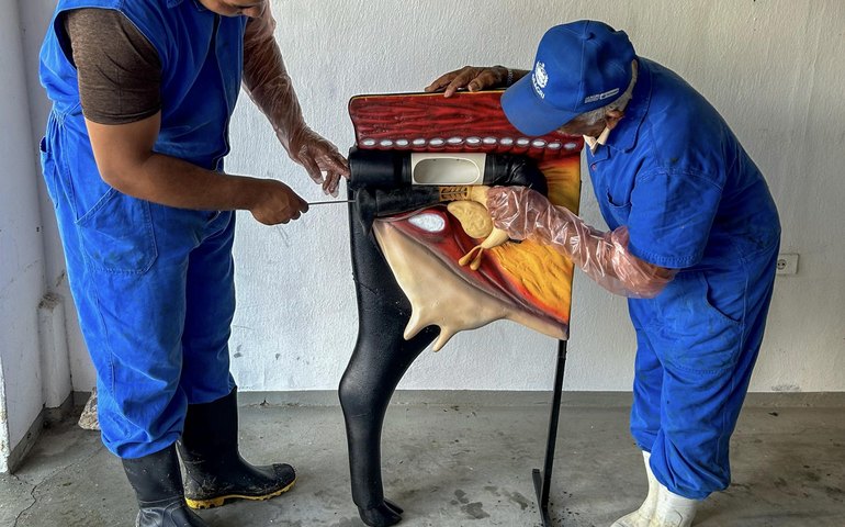  Agricultura entrega novo manequim para Curso de Inseminação Artificial 