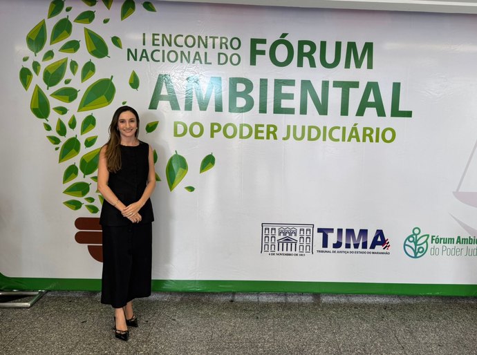 Juíza Anna Celina destaca importância da justiça climática durante Encontro do Fórum Ambiental do Judiciário