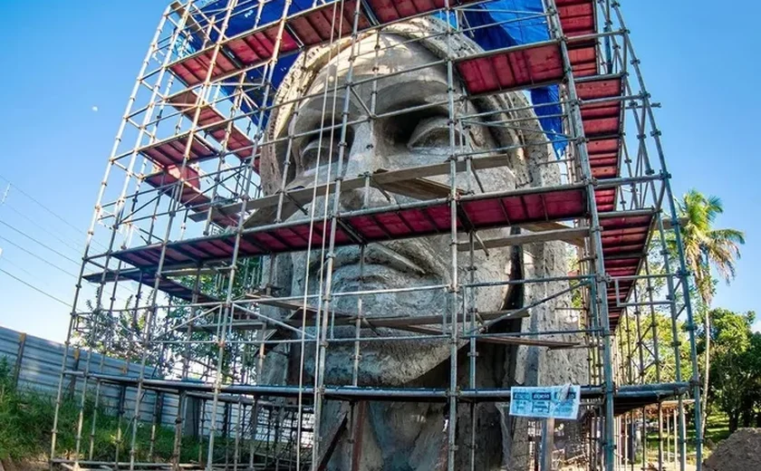 Cristo de Pilar terá quase o dobro do tamanho de roda gigante de Maceió