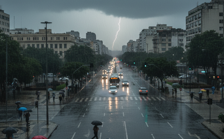 Rio tem previsão de chuva moderada a partir da manhã desta quinta-feira; veja os próximos dias