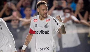 Neymar faz gol de pênalti em Santos x Inter - Foto: Divulgação / Santos