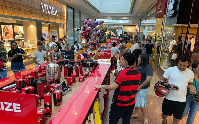Partage Arapiraca Shopping inaugura quiosque oficial do Flamengo