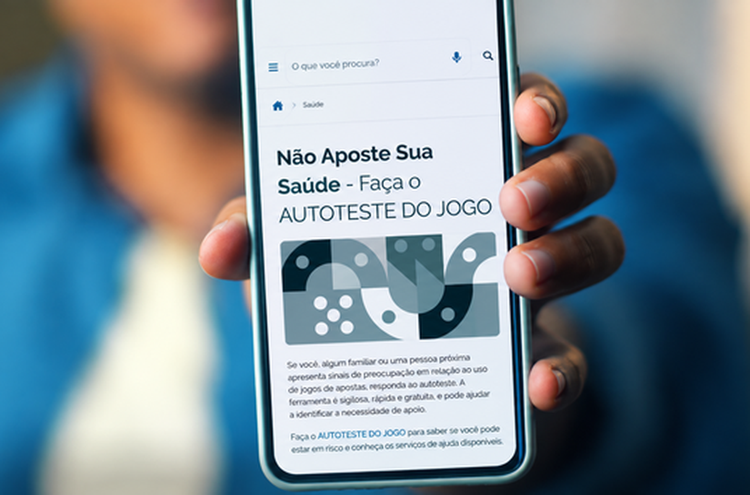 Campanha do Ministério da Saúde orienta sobre riscos das apostas online e atendimento disponível no SUS