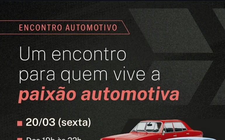 Shopping Parangaba promove encontro automotivo com exposição de carros nesta sexta, 20
