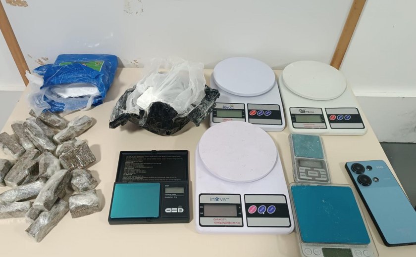 Denúncia anônima leva PM a apreender um quilo de droga no bairro de Ponta Grossa