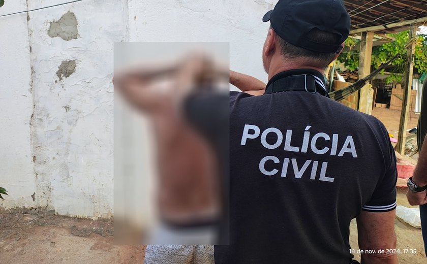 Homem é preso suspeito de estuprar enteada no interior de Alagoas