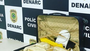 Suspeita de tráfico é presa e cerca de 30 quilos de crack são apreendidos pela polícia em Lagarto / Foto: Polícia Civil/SE