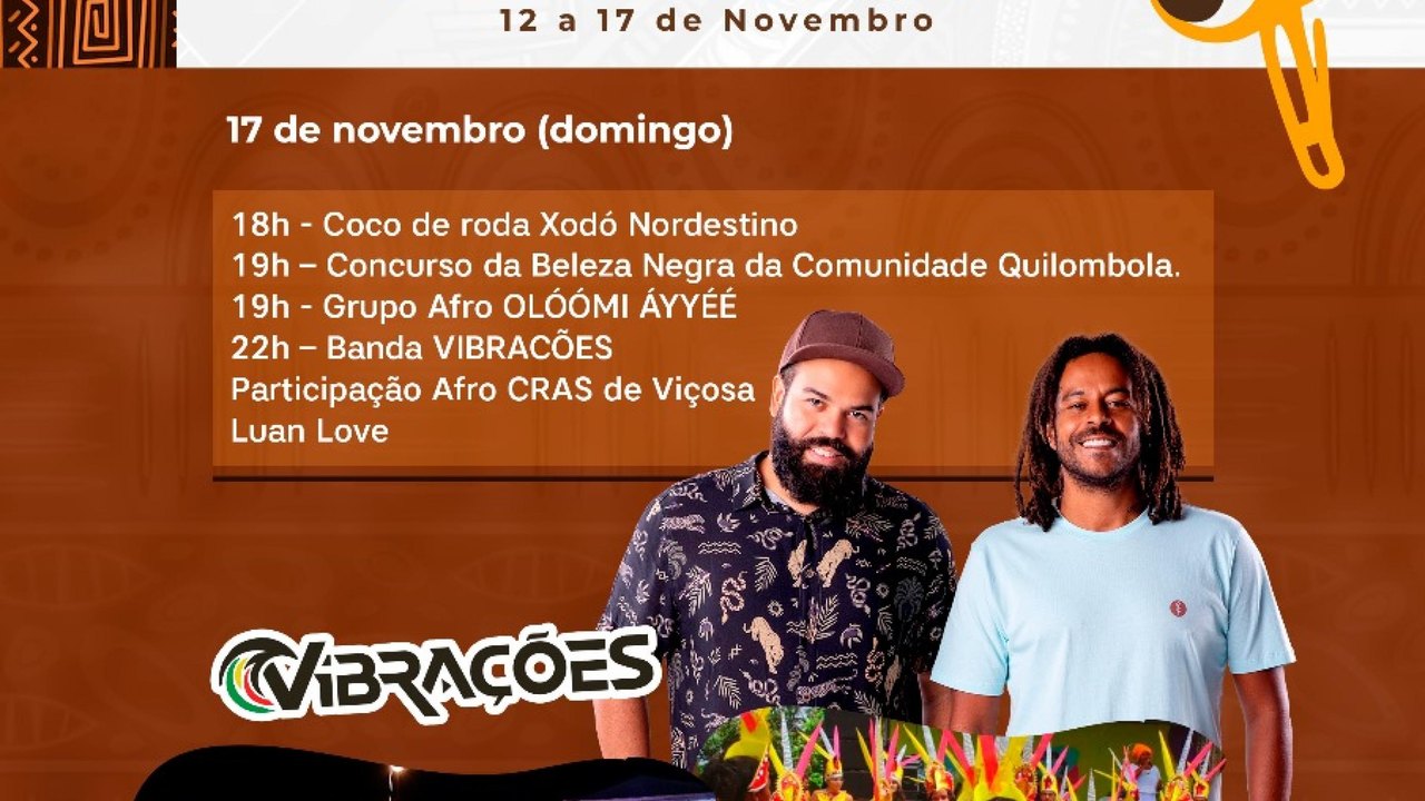 Muquém Cultural celebra a Consciência Negra com programação diversificada em União dos Palmares