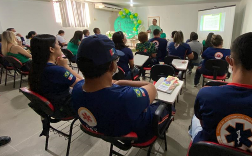 Abril Verde: Central do Samu Arapiraca realiza ação de conscientização sobre segurança no trabalho
