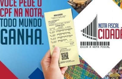 Nota Fiscal Cidadã completa um ano de campanha nesta terça-feira 