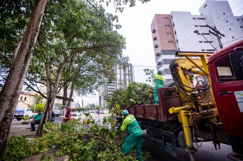 Mutirão de limpeza desobstrui drenagem e reduz risco de alagamentos em Fernão Velho