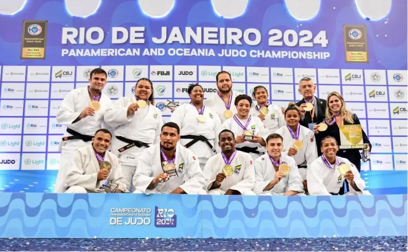 Judô: Brasil fatura 16 pódios, 7 deles de ouro, em Pan-Americano no RJ