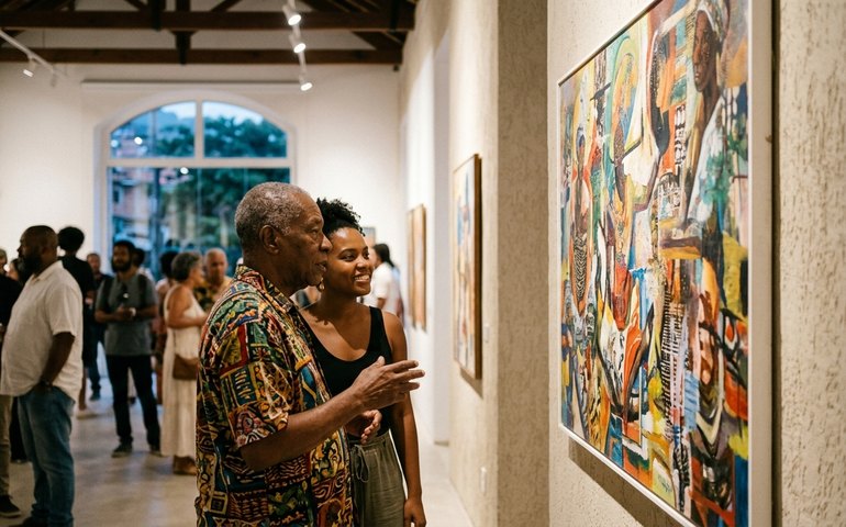 Rio ganha nesta quarta-feira centro cultural dedicado à memória e à arte negra, com exposição de artista da Rocinha