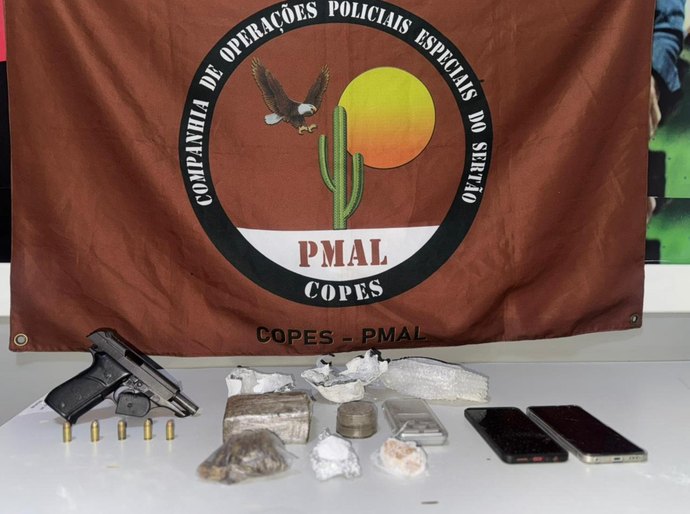 Ações da PM no Sertão retiram drogas e armas das ruas