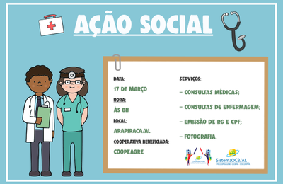 Sistema OCB/AL realiza ação social neste fim de semana
