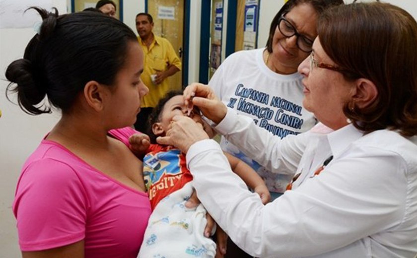 Campanha de vacinação contra a pólio termina hoje (31)