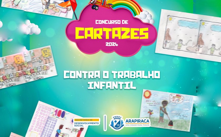 Prefeitura lança 2º Concurso de Cartazes em combate aos abusos e exploração infanto-juvenil