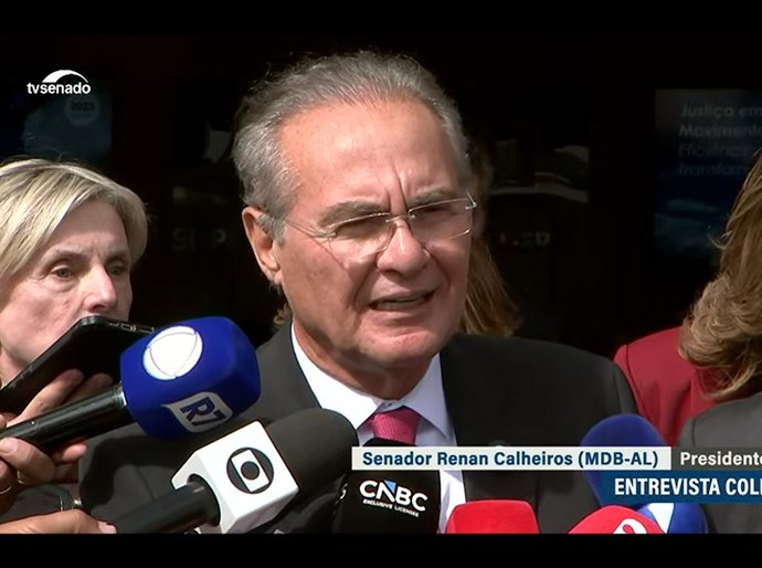 Renan se reúne com Mendonça e confirma depoimento de Vorcaro na CAE do Senado