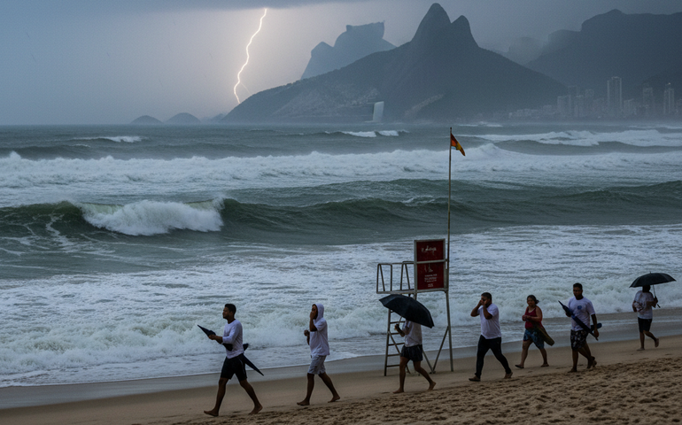 Vai chover no réveillon 2026? Saiba como estará o tempo na virada do ano