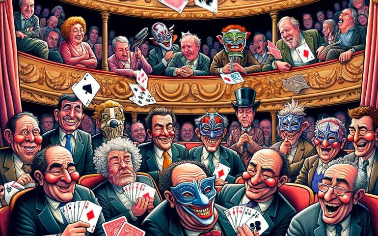 O teatro dos blefes políticos