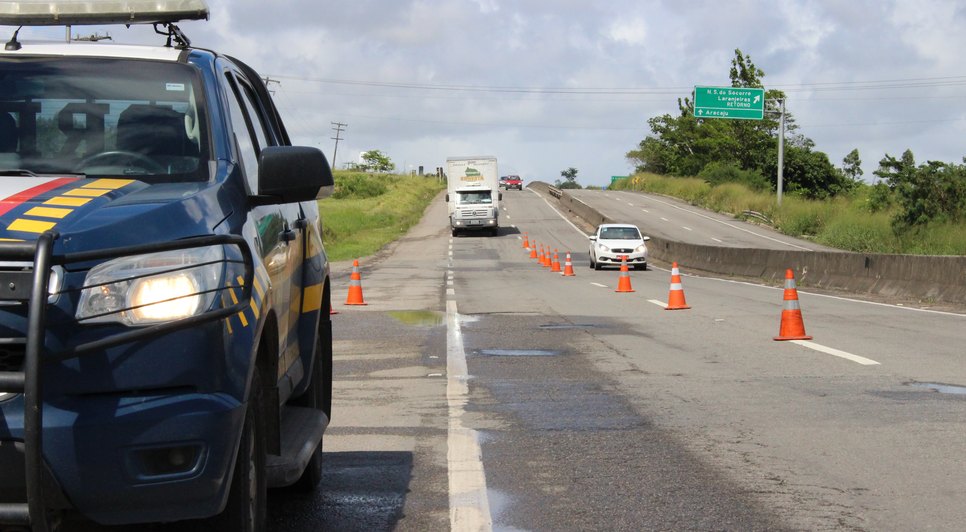 Fiscalização nas rodovias / Foto: PRF/SE