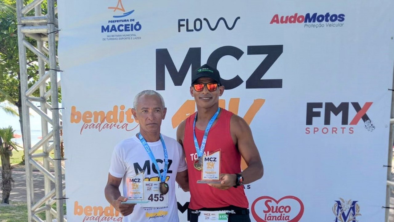 Guardas municipais conquistam pódio em corrida de rua na praia de Pajuçara