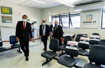 Correição no TRT-19: ministro se reúne com representantes do Cejusc e Ejud