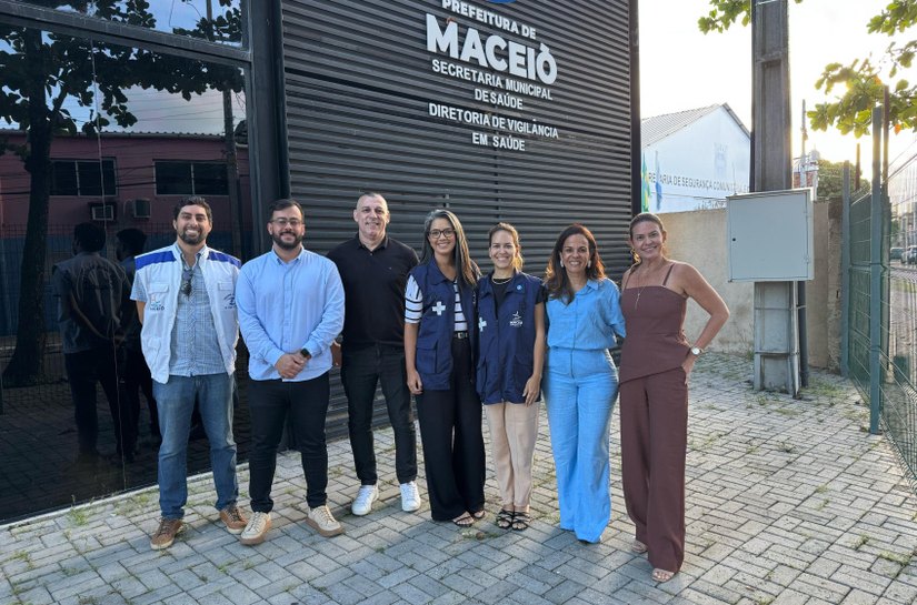 Comitiva da Vigilância em Saúde de João Pessoa (PB) faz visita técnica a Maceió