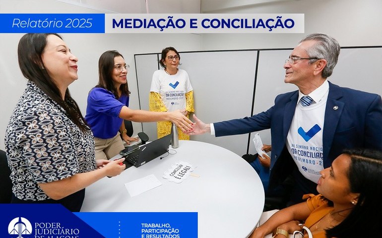 Judiciário de Alagoas promove quase 35 mil acordos em 2025 por meio da conciliação