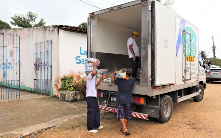 Mesa Brasil Sesc repassou mais de 186 toneladas de donativos em julho, em Alagoas
