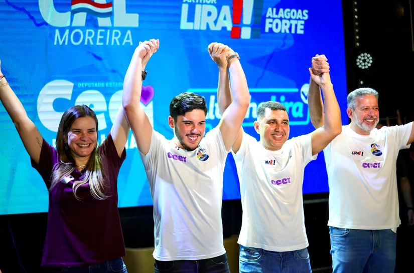 Ao lado de Arthur Lira, Cal Moreira declara apoio à pré-candidatura de Ceci em Maceió