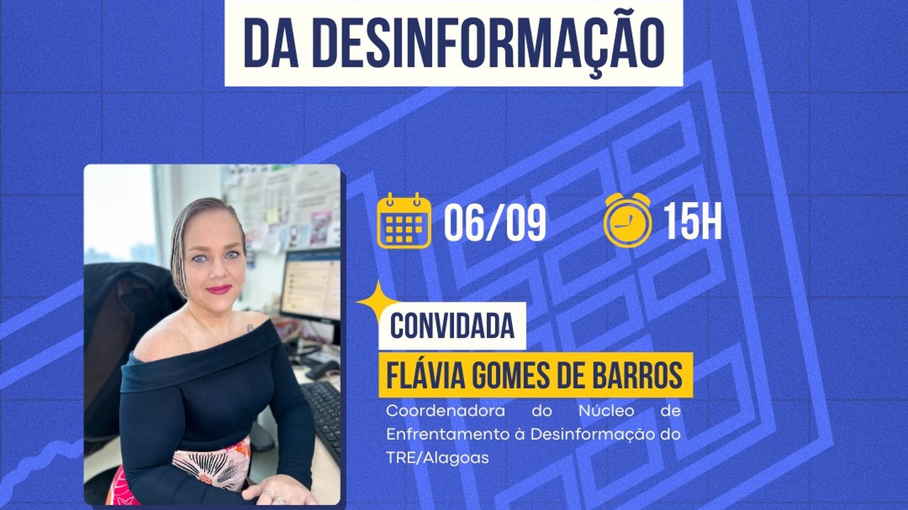 ICS/UFAL e  TRE promovem roda de conversa  sobre o combate à desinformação