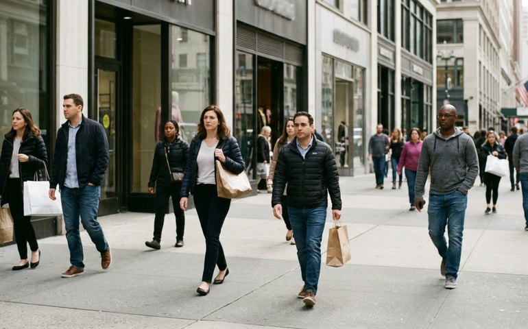 Confiança do consumidor dos EUA recua em abril, aponta Universidade de Michigan