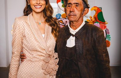 Marina Candia conhece Mestre Jasson e celebra legado da arte popular alagoana