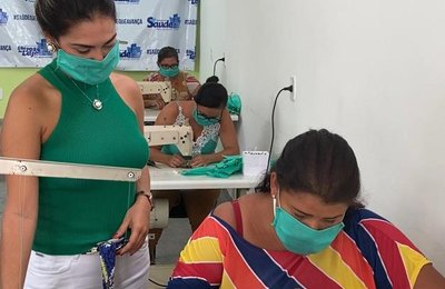 São José da Laje: Em tempos de pandemia, município implementa fabricação de máscaras