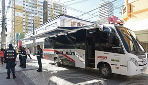 Policiamento no Centro / Foto: Ascom/SSP