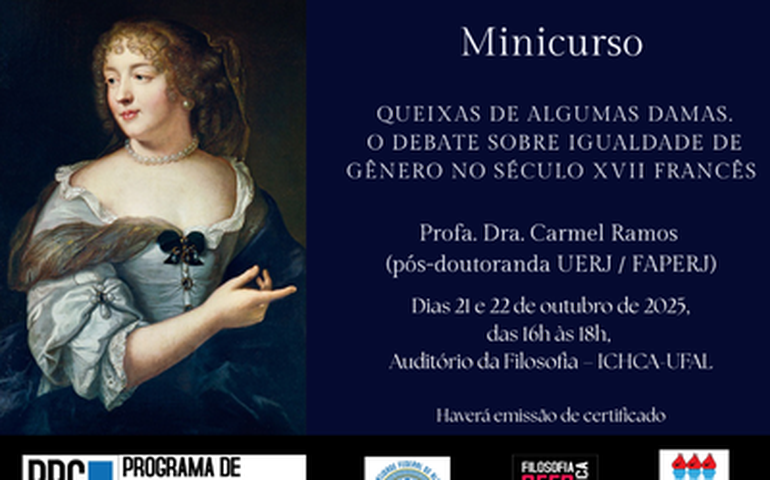 Minicurso debate igualdade de gênero no século XVII Francês