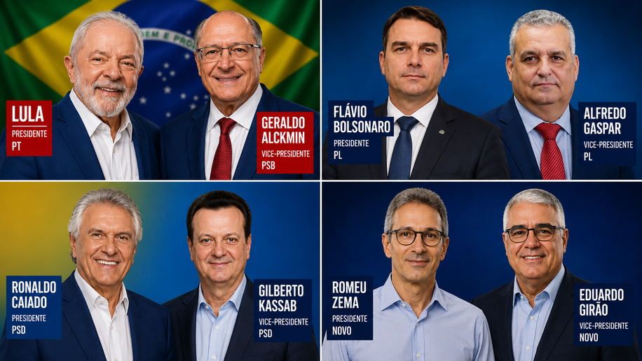 Convenções partidárias definem chapas e desenham o cenário da disputa presidencial de 2026