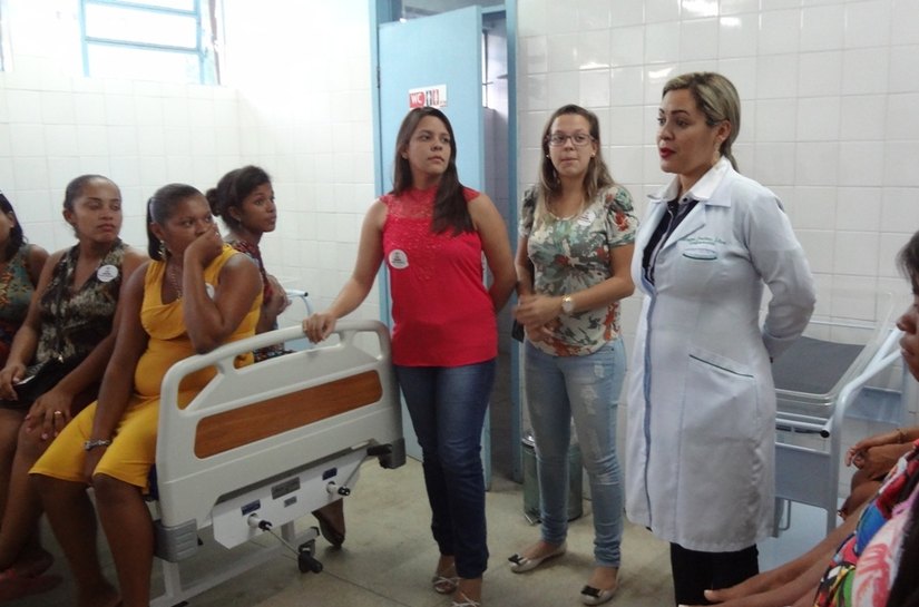 Campo Alegre: gestantes do projeto Mamãe Coruja  visitam maternidade